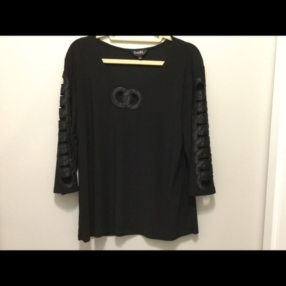 Come in see black ladies blouse Xl polyester